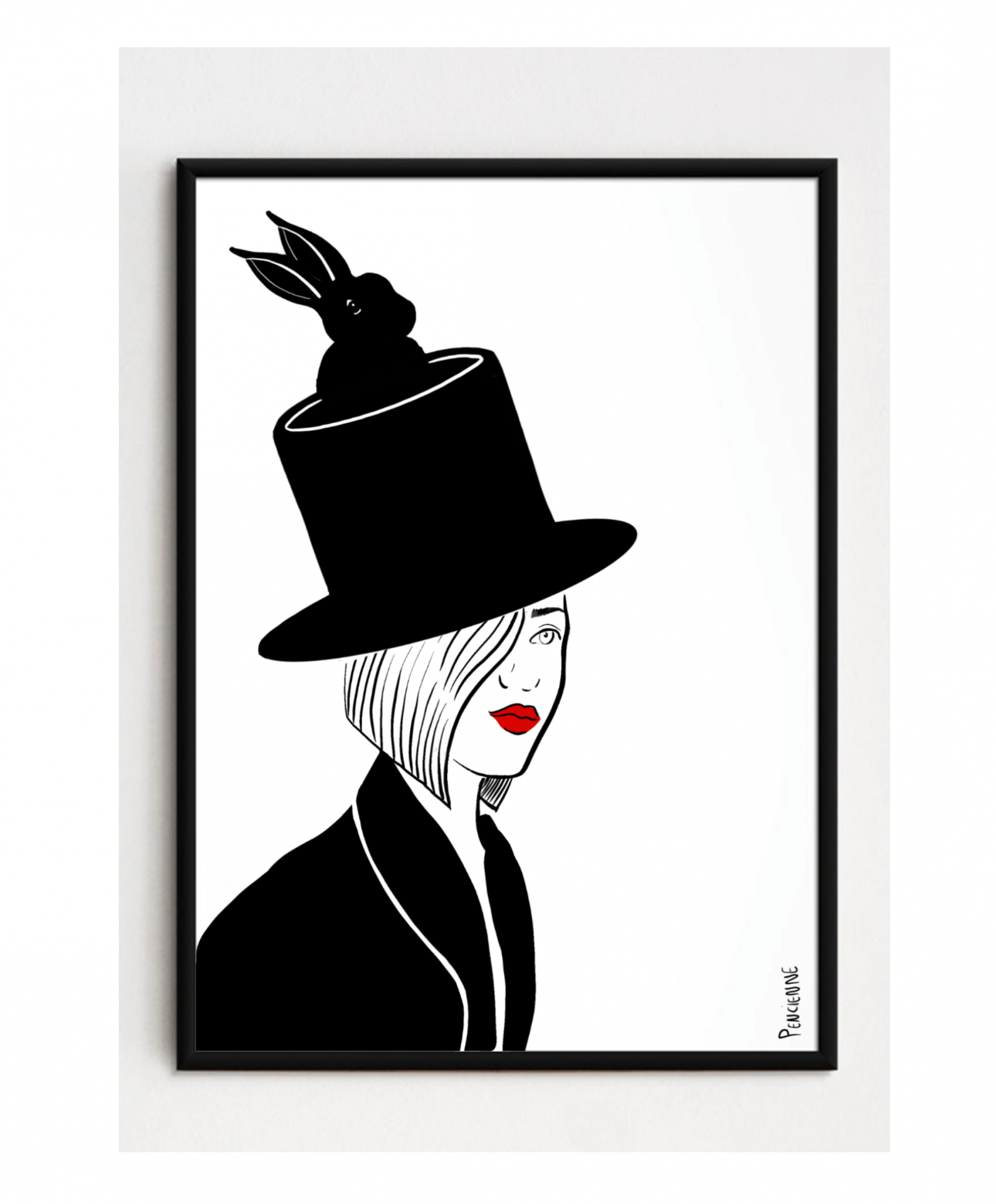 Pencienne woman with hat